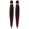 Cheveux à tresser pré-etirés 2 x 46" T1B / BG