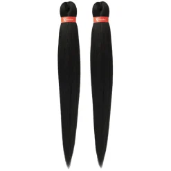 Cheveux à tresser pré-etirés 2 x 46" 1B