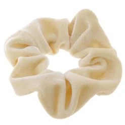 Chouchou velours beige