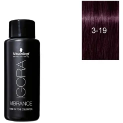 Coloration demi-permanente Igora Vibrance 3-19