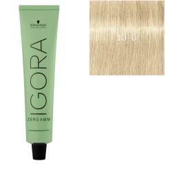 Coloration Igora Zero Amm 10-0 blond très très clair naturel