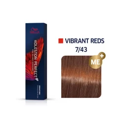 Coloration permanente Koleston Perfect Me+ 7/43 blond cuivré doré