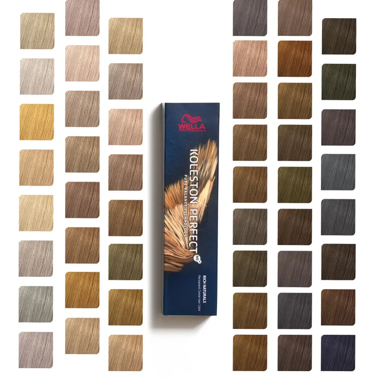 Coloration permanente Koleston Perfect Me+ 7/43 blond cuivré doré