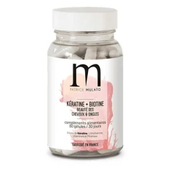 Complément alimentaire kératine et biotine
