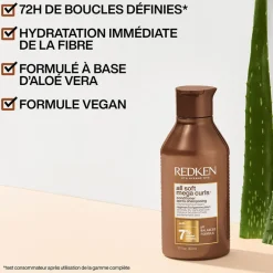 Conditioner pour cheveux bouclés à crépus All Soft Mega Curls