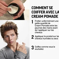 Crème de coiffage tenue légère Cream Pomade