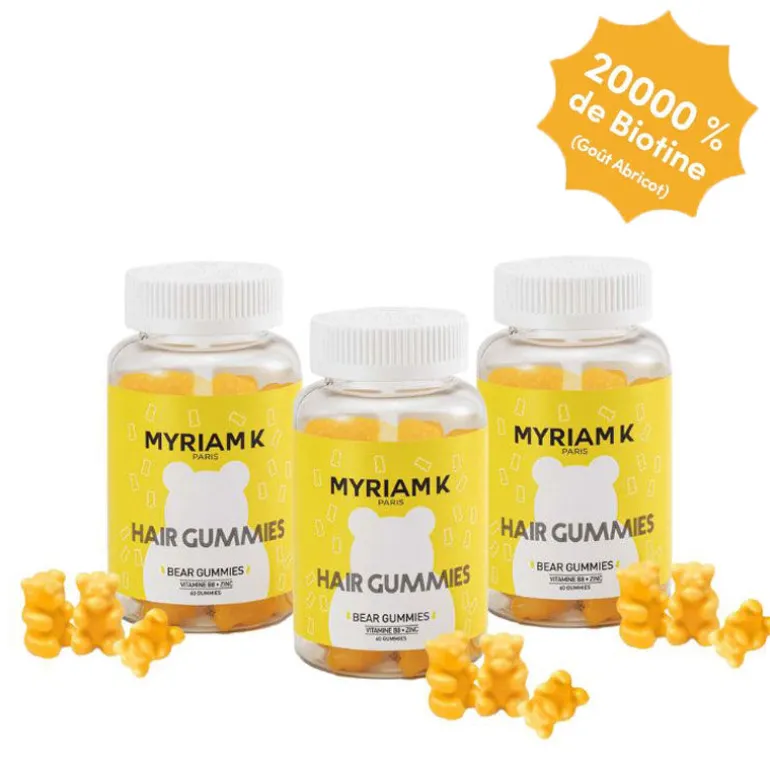 Cure 3 mois vitamines Hair Gummies