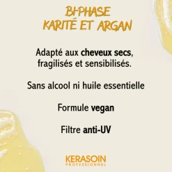 Démêlant bi-phase à l'argan et au karité 200ml