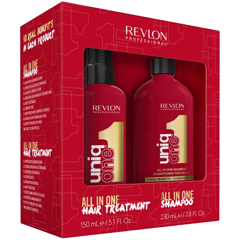 Duopack shampooing et spray 10 en 1 Uniq One