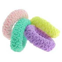 Elastiques larges en mousse couleurs pastel