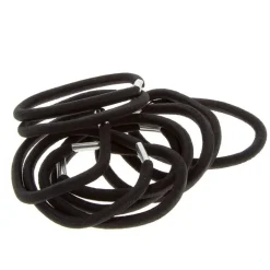 Elastiques métal noirs X 10