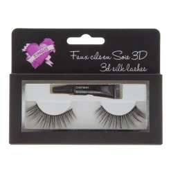 Faux cils en soie 3D N°18