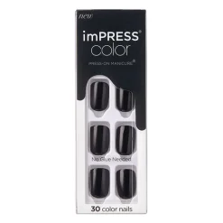 Faux ongles impress color all black