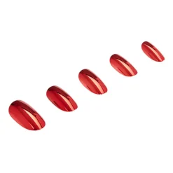 Faux ongles Nail Addict metallic red
