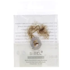 Filets à chignon invisibles x 2 châtain clair