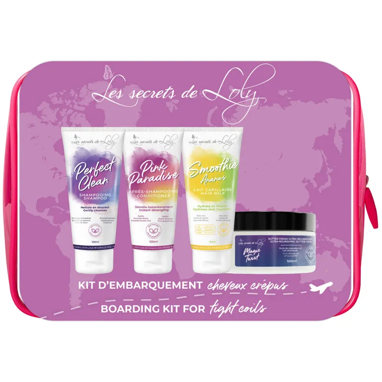 Kit d'embarquement cheveux crépus