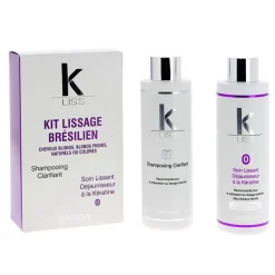 Kit lissage Brésilien K-Liss soin lissant déjaunisseur