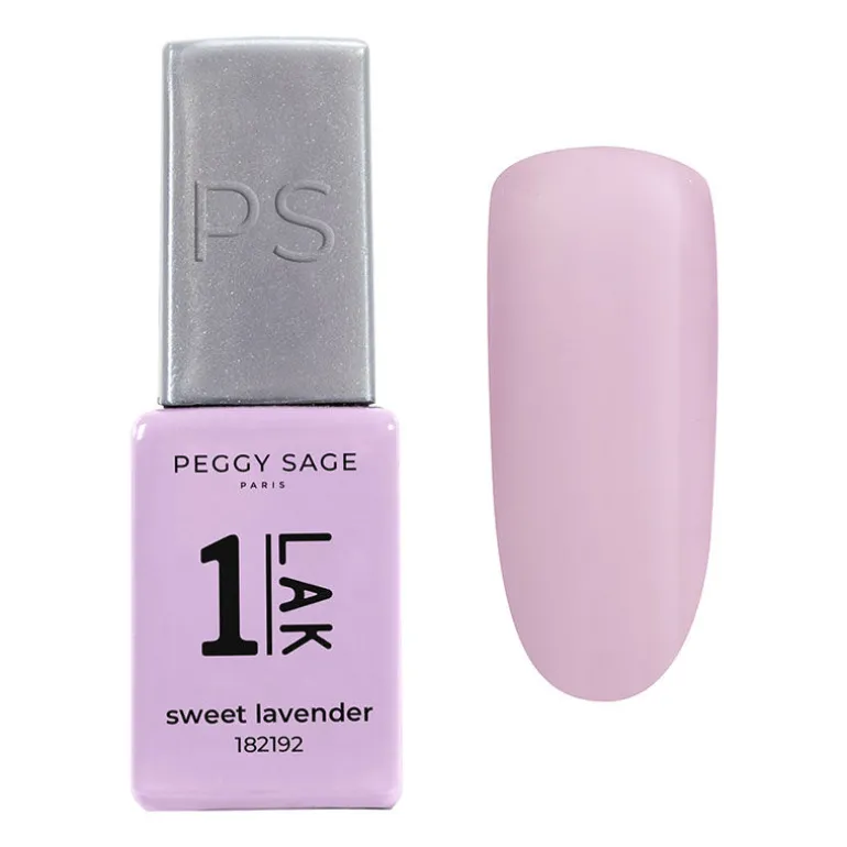 1-LAK vernis semi-permanent 3 en 1 sweet lavender