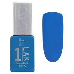 1-LAK vernis semi-permanent 3 en 1 blue island