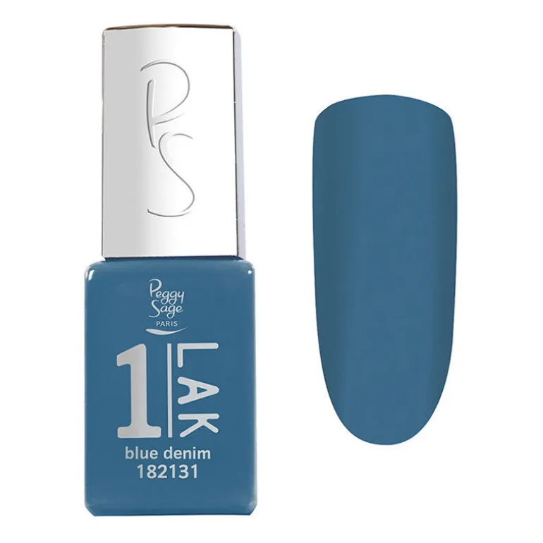 1-LAK vernis semi-permanent 3 en 1 Blue denim