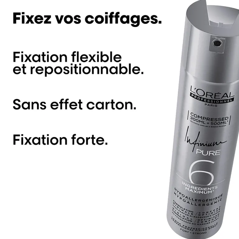 Laque Infinium Pure fixation forte 300ml