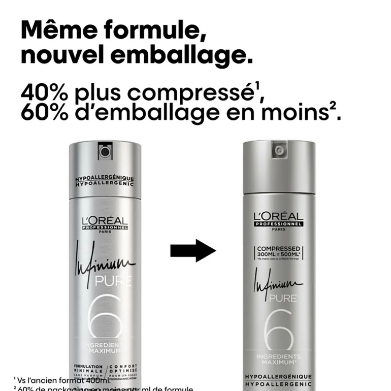 Laque Infinium Pure fixation forte 300ml