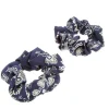 Lot de 2 chouchou bandana bleu