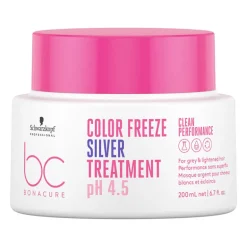 Masque argent pour cheveux gris et blancs BC Color Freeze Silver