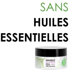 Masque déjaunisseur cheveux gris & blancs Gamme Nature