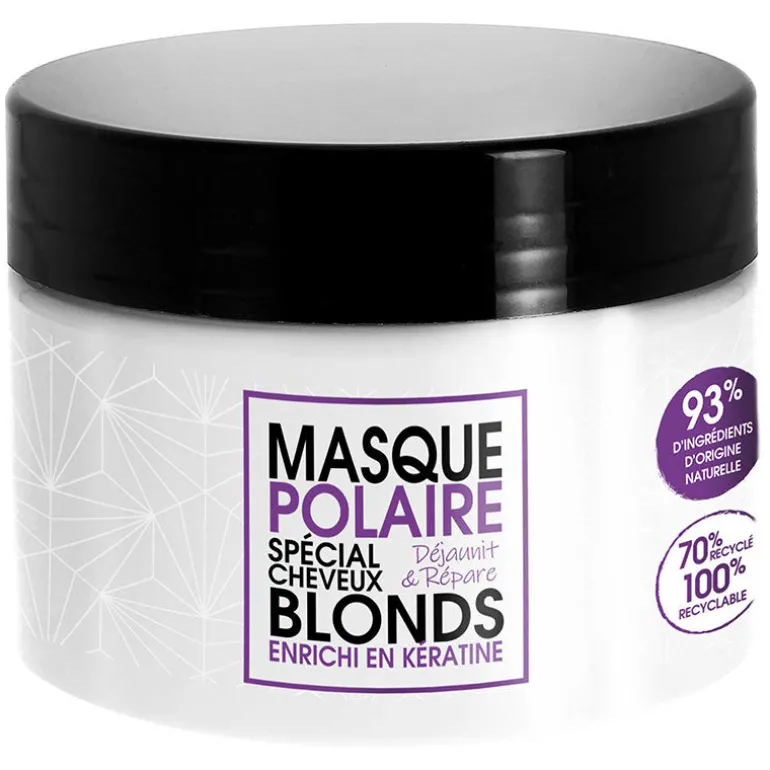 Masque polaire pour cheveux blonds