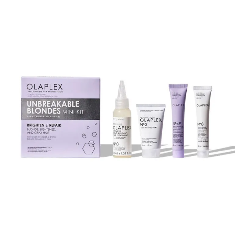 Mini kit pour cheveux blonds incassables