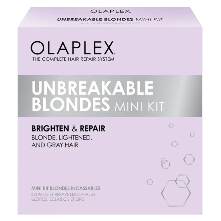 Mini kit pour cheveux blonds incassables
