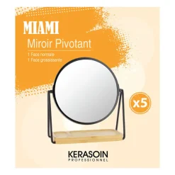 Miroir double face sur pied grossissant x 5 Miami