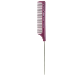 Peigne à queue métal T261 Lilas