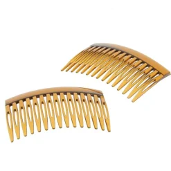 Peigne ornement moyen marron