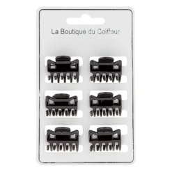 Petites pinces croco noir