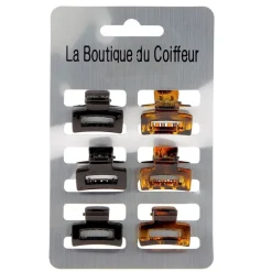 Petites pinces croco rectangle