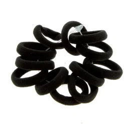 Petits élastiques mousse noirs
