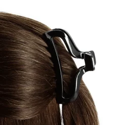 Pince à cheveux ajourée noir