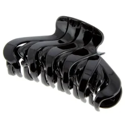 Pince croco torsade noir