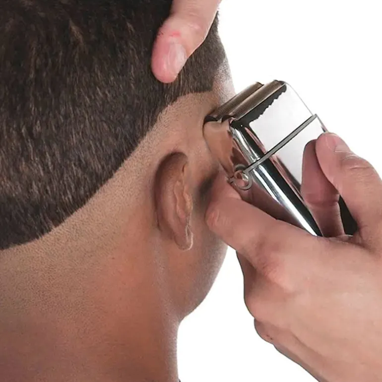Rasoir professionnel rechargeable en métal FOILFX02 silver