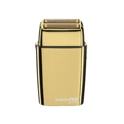 Rasoir professionnel rechargeable en métal FOILFX02 gold