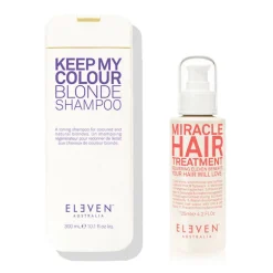 Rituel cheveux blonds
