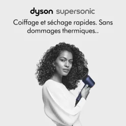 Sèche-cheveux Supersonic cheveux bouclés frisés