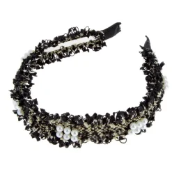 Serre-tête tissu et perles