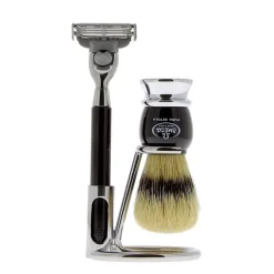 Set de rasage 3 pièces pour homme Blaireau