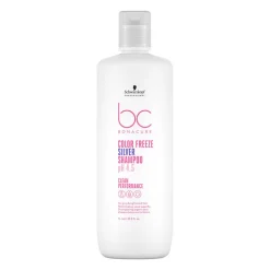Shampooing argent pour cheveux gris et blancs BC Color Freeze Silver 1000ml
