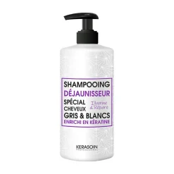 Shampooing déjaunisseur pour cheveux gris et blancs 1000ml