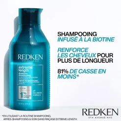 Shampooing fortifiant pour cheveux longs Extreme Length