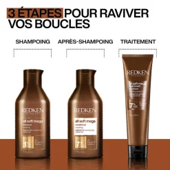 Shampooing pour cheveux bouclés à crépus All Soft Mega Curls